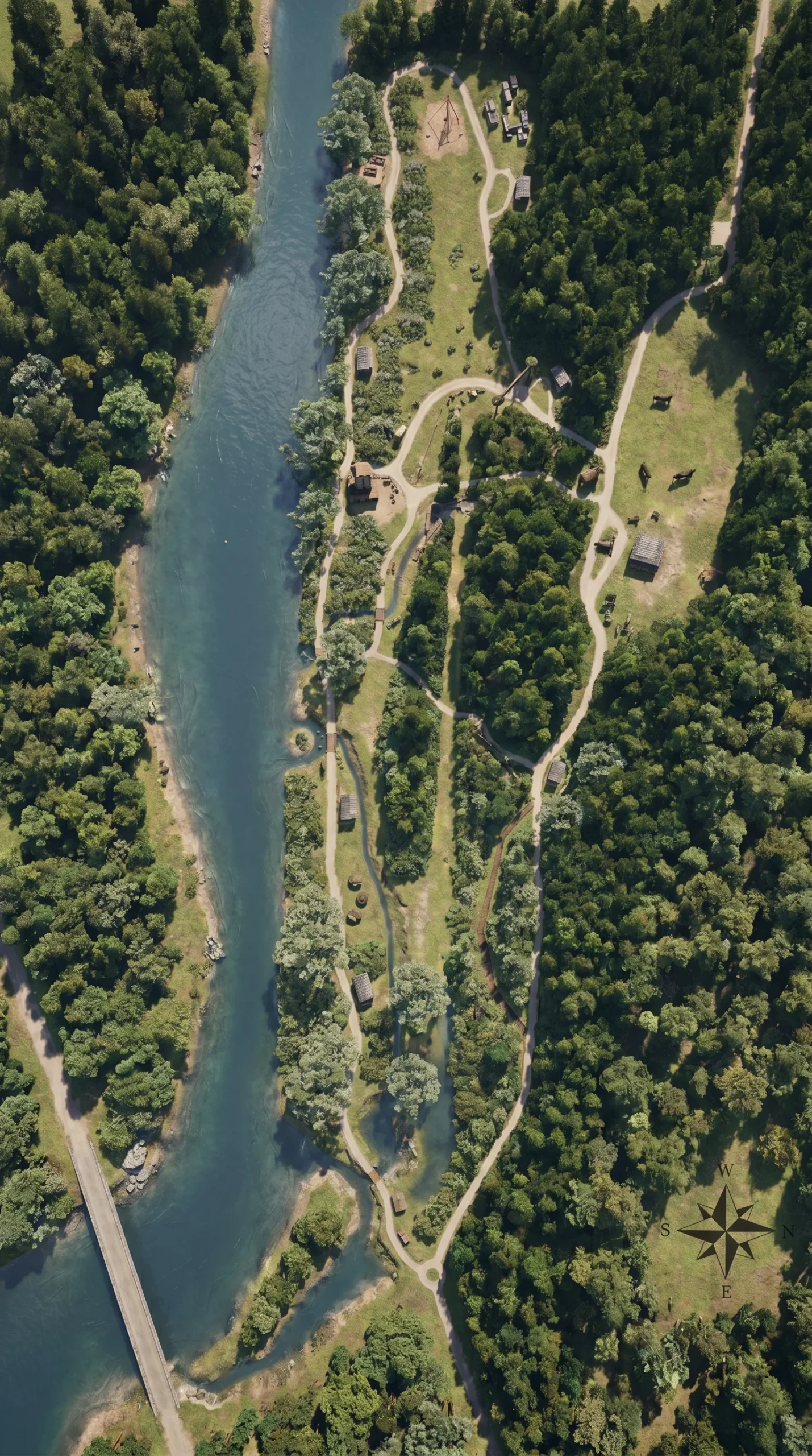 Mapa Parku Krajobrazowego Dolina Wkry